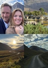 Christian Horner and Geri Halliwell spend their vacation in Scotland (@christianhorner on Instagram)